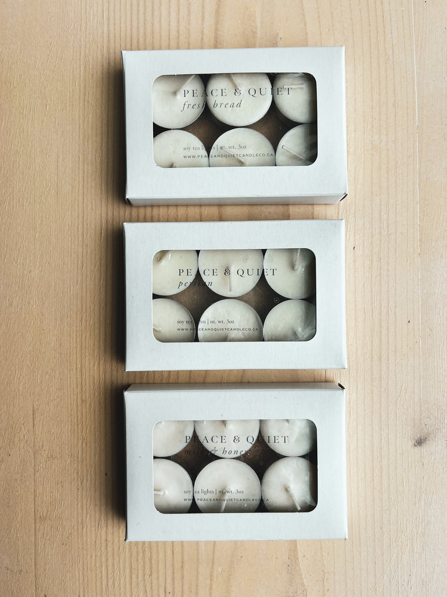 Tea Lights Peace & Quiet Candle Co.
