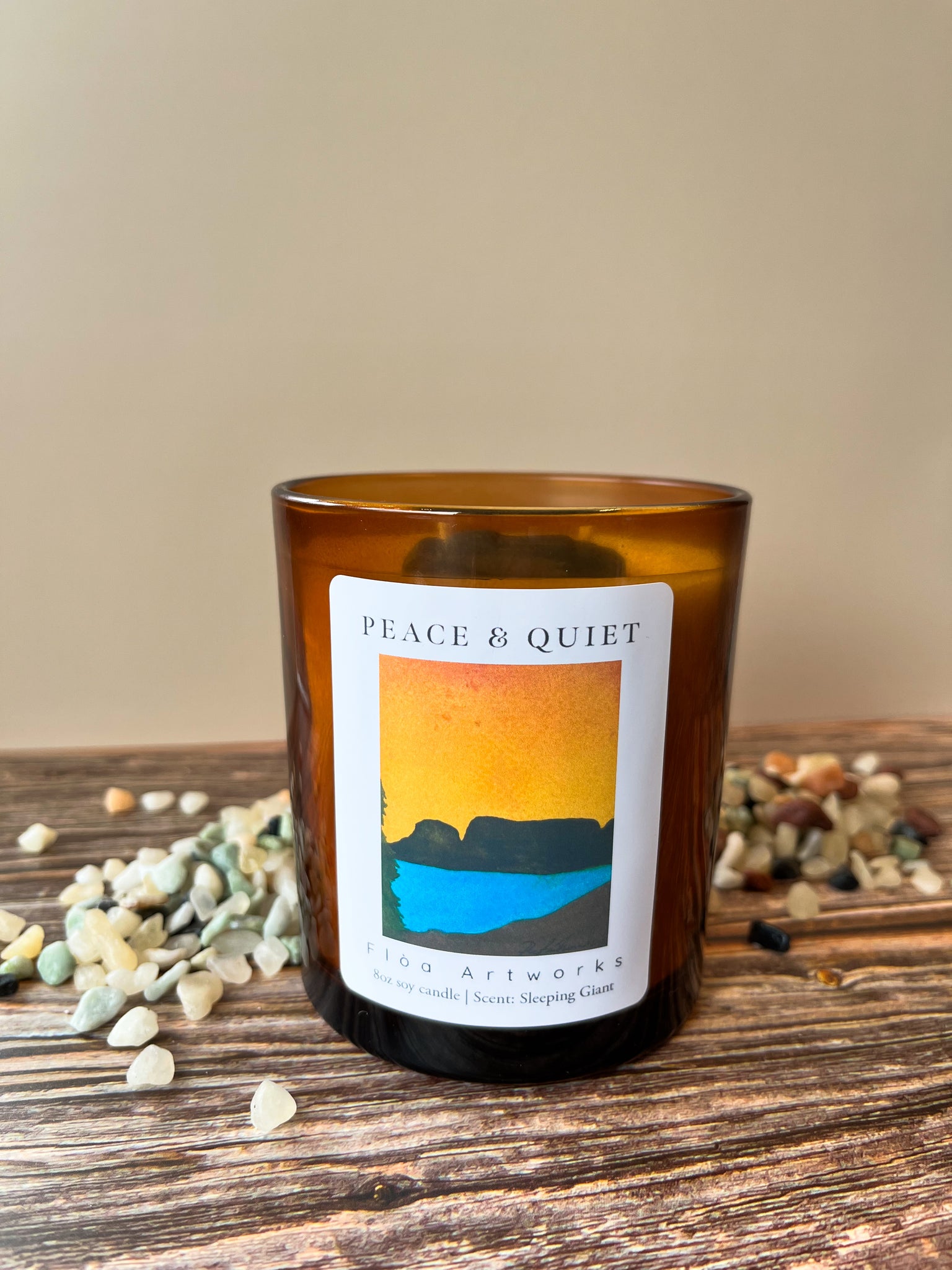 Sleeping Giant soy candle
