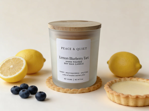 Lemon Bluebarry Tart soy candle