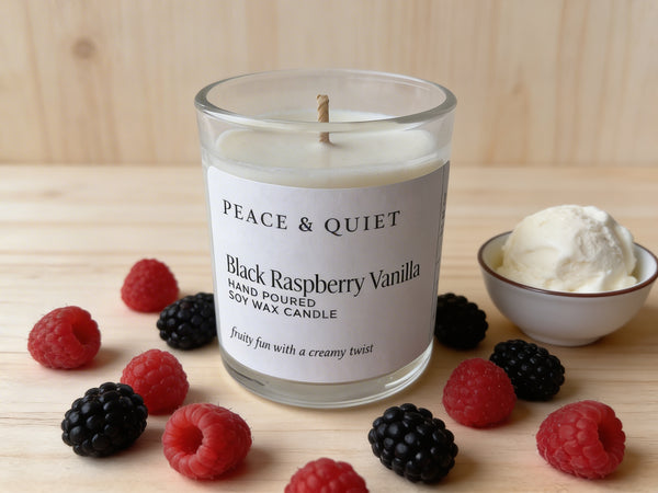 Black Raspberry Vanilla soy candle
