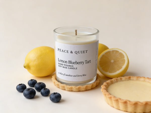 Lemon Bluebarry Tart soy candle