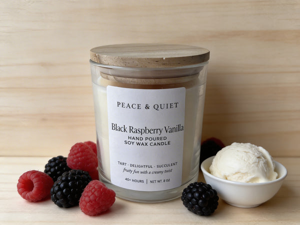 Black Raspberry Vanilla soy candle
