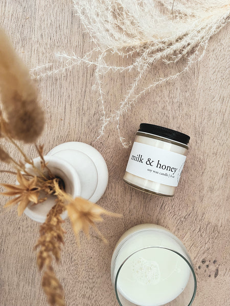 Milk & Honey soy candle