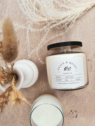 Milk & Honey soy candle
