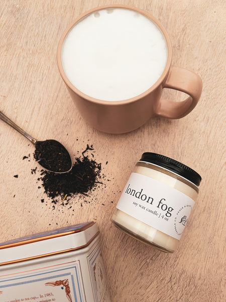 London Fog soy candle