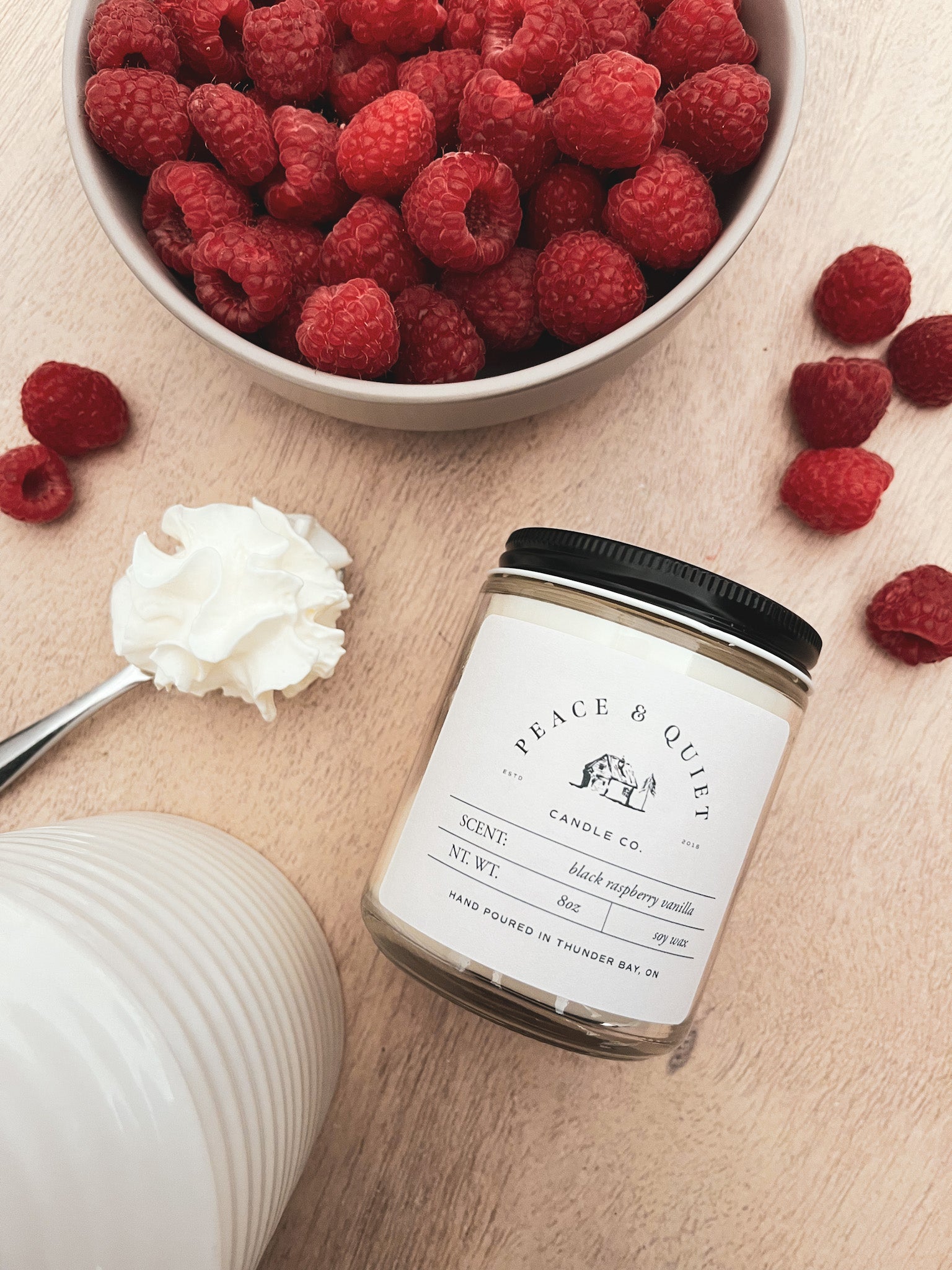 Black Raspberry Vanilla soy candle